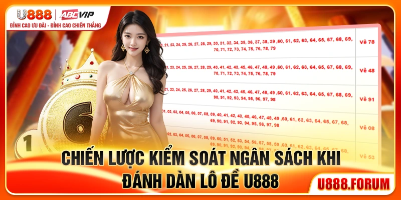 Dàn Lô Đề U888 – Chiến Thuật Đánh Dàn Tối Ưu Tỷ Lệ Về 3 Chiến lược kiểm soát ngân sách khi đánh dàn lô đề U888