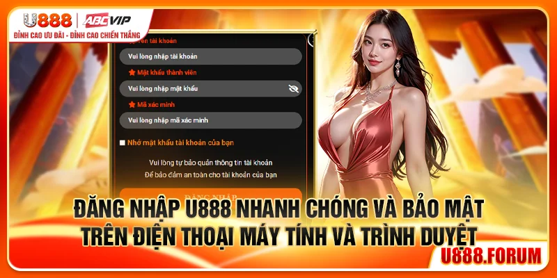 Đăng Nhập U888 - Truy Cập Tài Khoản Nhanh Và Bảo Mật 1 Đăng nhập U888 nhanh chóng và bảo mật trên điện thoại máy tính và trình duyệt