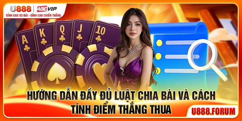 Hướng dẫn luật chia bài và cách tính điểm thắng thua trong Sâm Lốc U888