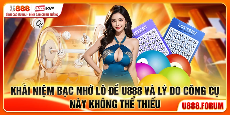 Bạc Nhớ Lô Đề U888 - Dự Báo Số Lô Từ Quy Luật Lặp 1 Khái niệm bạc nhớ lô đề U888 và lý do công cụ này không thể thiếu