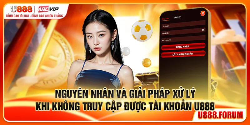Đăng Nhập U888 - Truy Cập Tài Khoản Nhanh Và Bảo Mật 2 Nguyên nhân và giải pháp xử lý khi không truy cập được tài khoản U888
