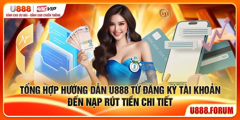 Tổng hợp hướng dẫn U888 từ đăng ký tài khoản đến nạp rút tiền chi tiết