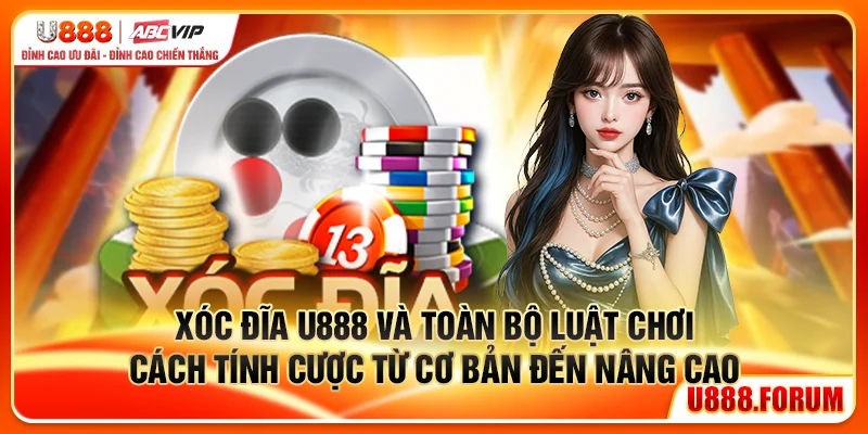 Xóc đĩa U888 và toàn bộ luật chơi cách tính cược từ cơ bản đến nâng cao